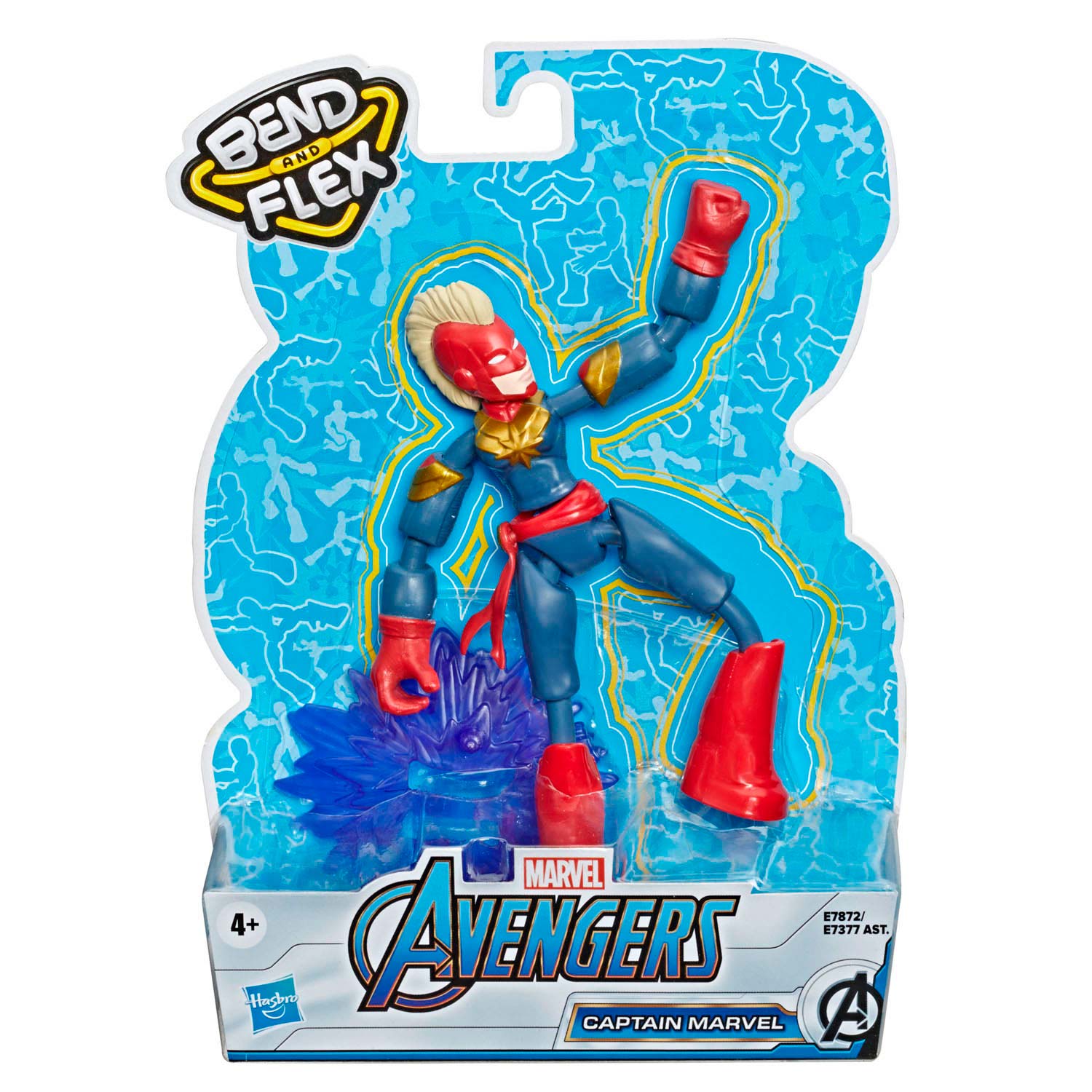Hasbro flexibel actiefiguur avengers - kapitein wonder