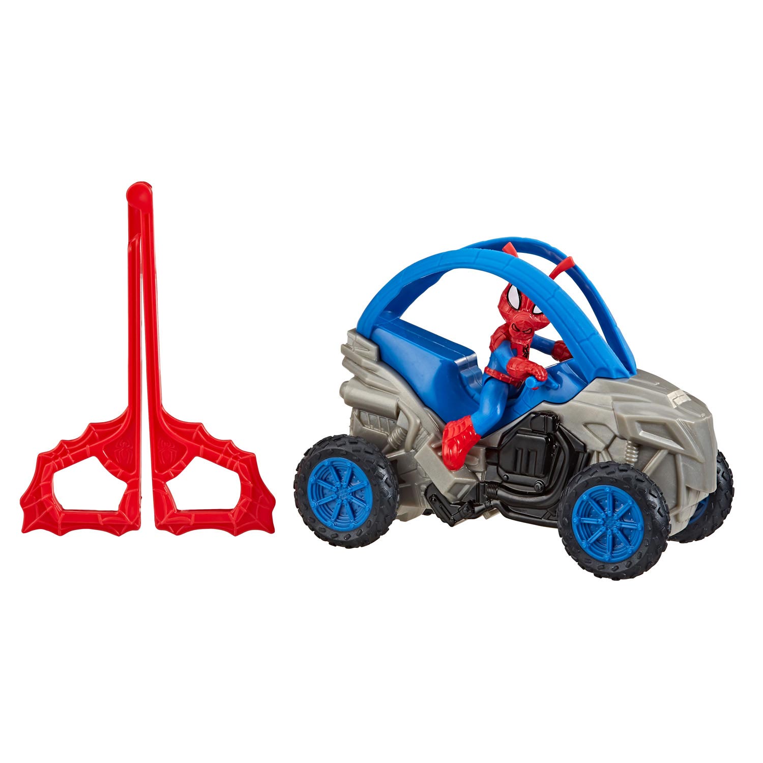 Hasbro Spider-Man Rip en Go Figuur Blauw