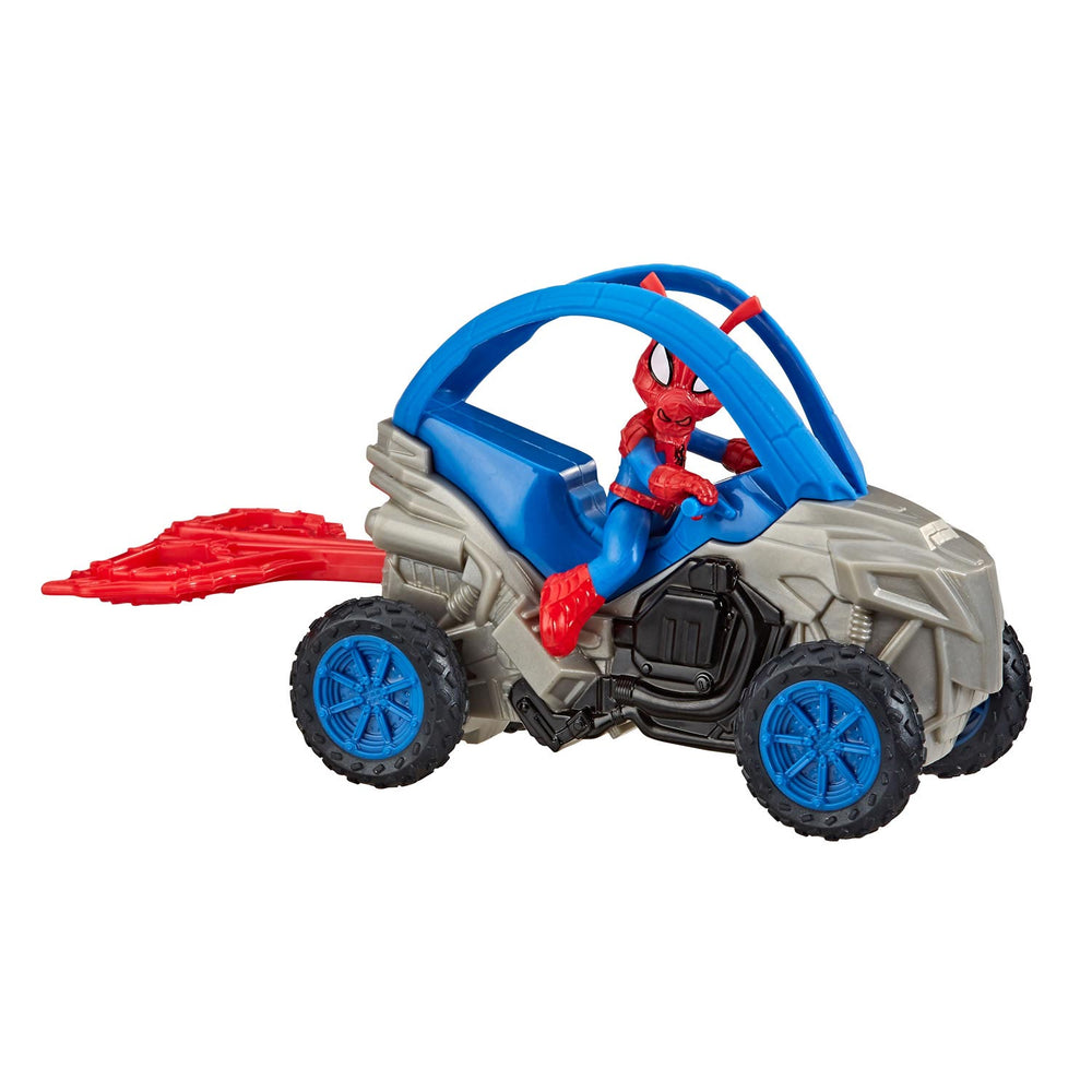 Hasbro Spider-Man Rip en Go Figuur Blauw