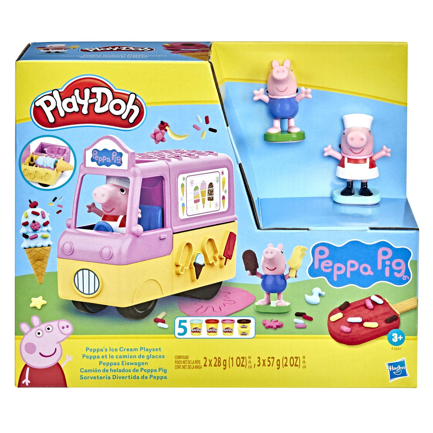 Hasbro play-doh peppas ijsjes - klei speelset
