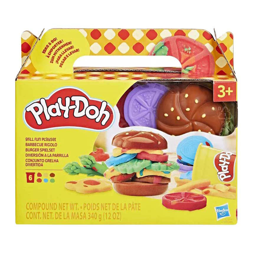 Play-doh grillplezier - 6 kleipotjes