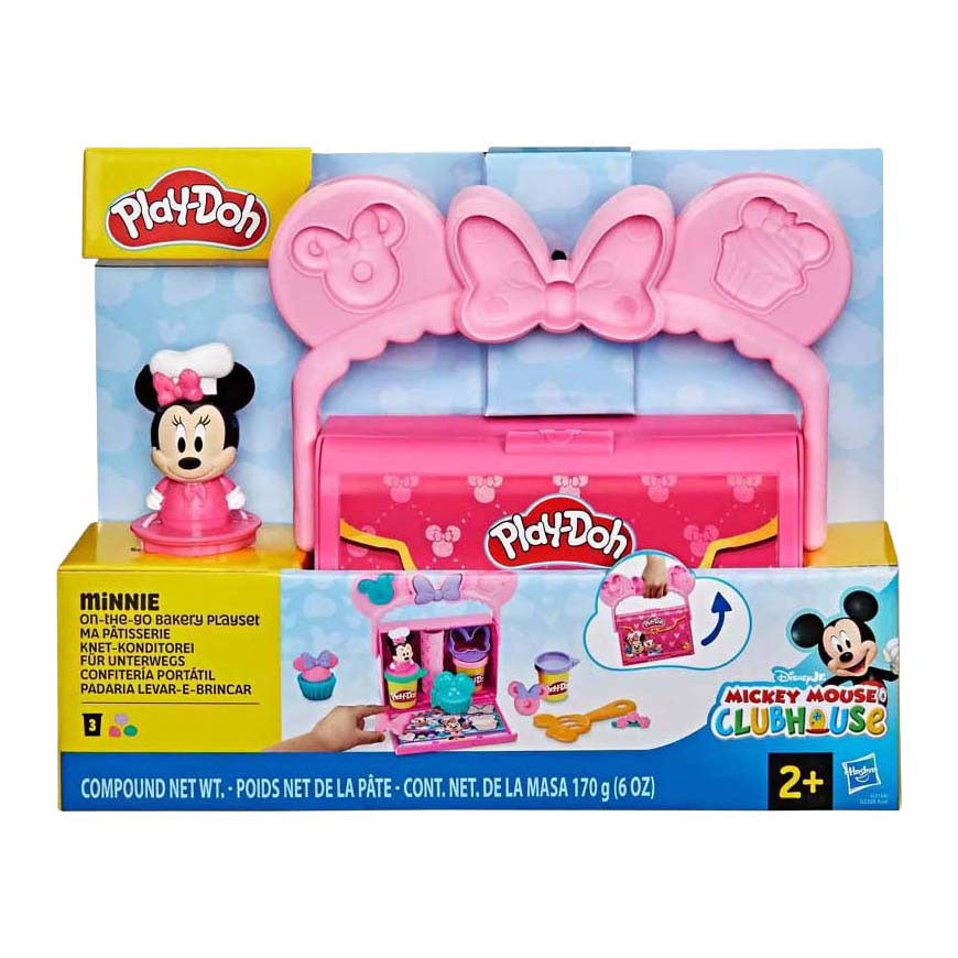Play-doh disney junior bakkerij op reis, speelset met minnie