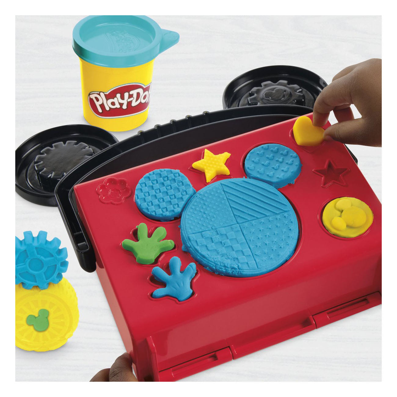 Play-doh disney junior garage op reis, mickey-speelgoed