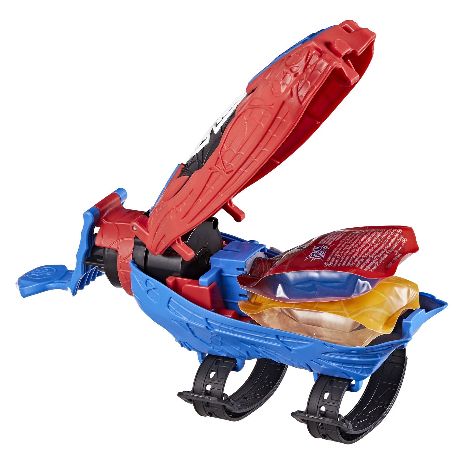 Spider-man marvel real webs ultimate web-blaster - 2-in-1 blaster - rollenspel - kostuum - speelgoed