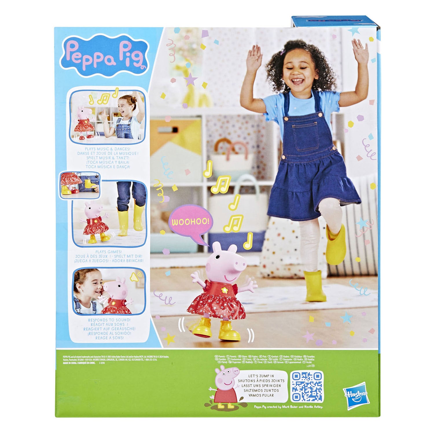 Hasbro peppa pig interactief figuur - 30cm