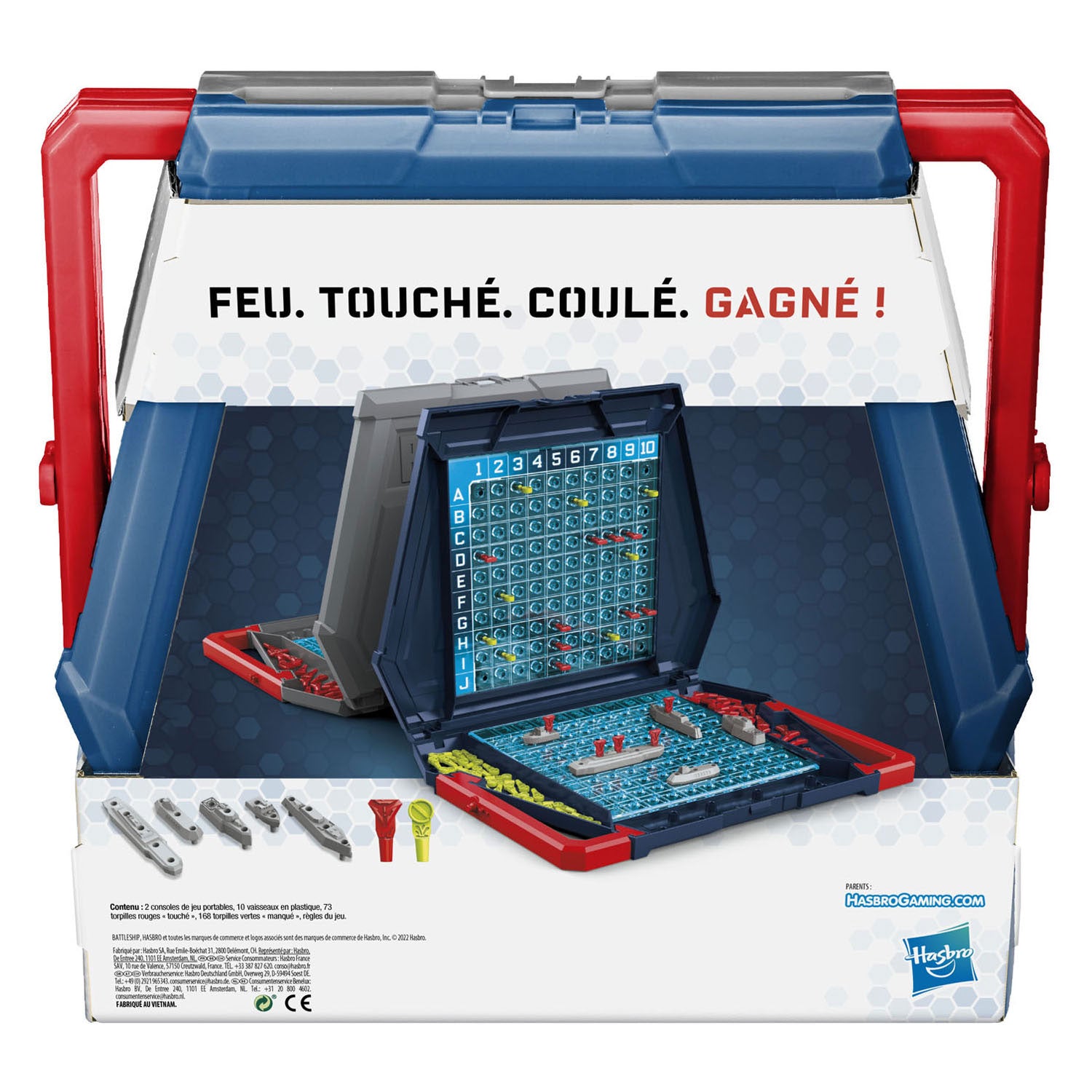 Hasbro gaming zeeslag - bordspel (franstalig)