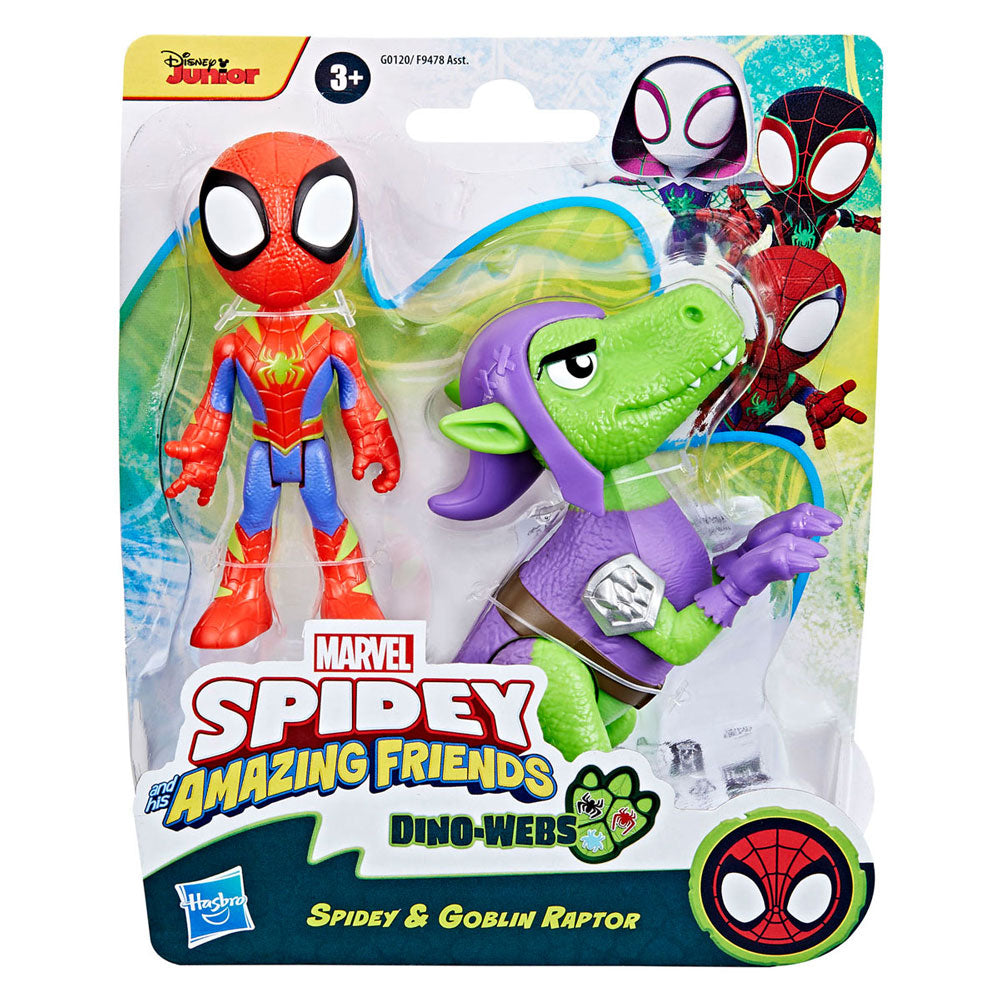 Spider-man spidey and his amazing friends hero dino webs speelfiguren