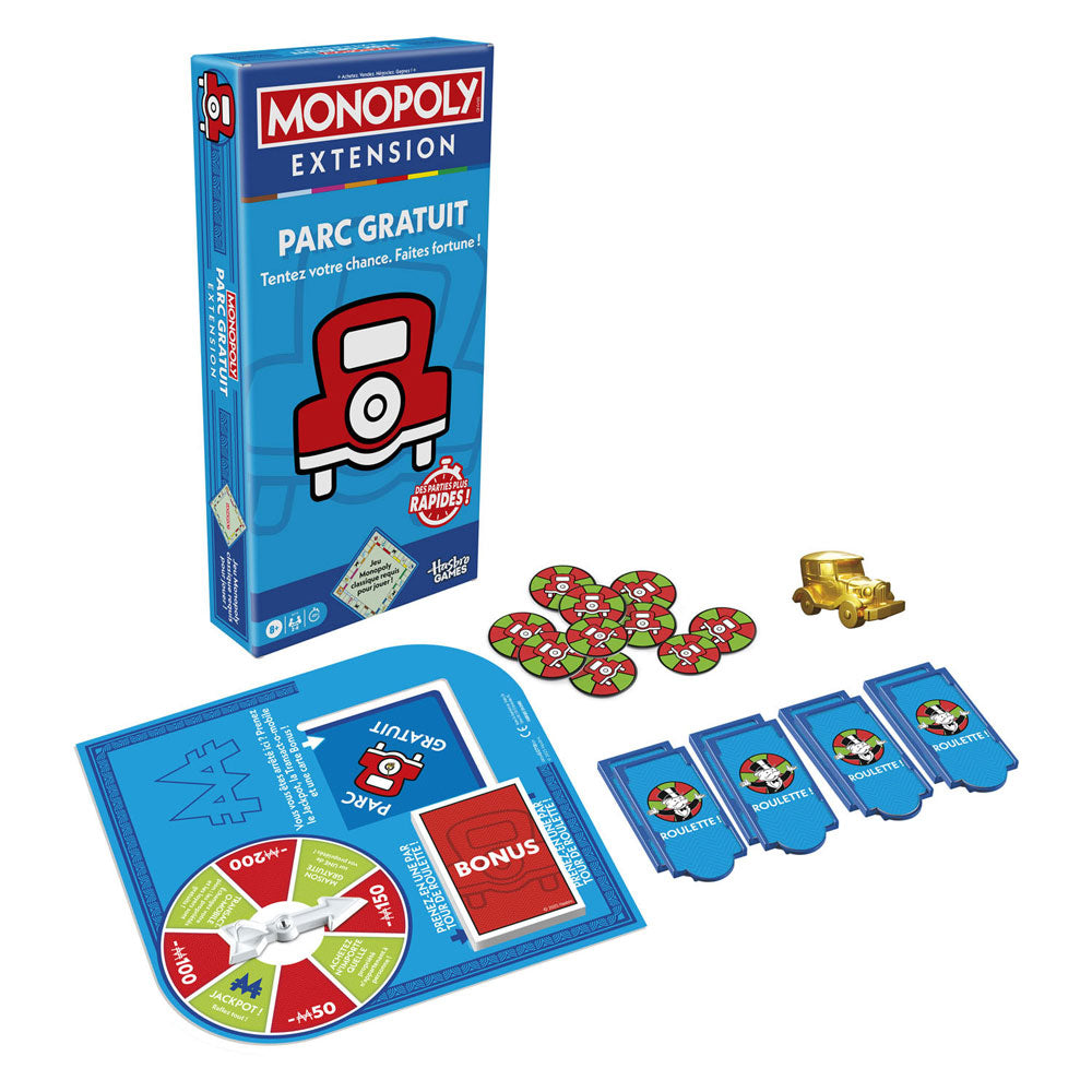 Monopoly uitbreiding gratis parkeren