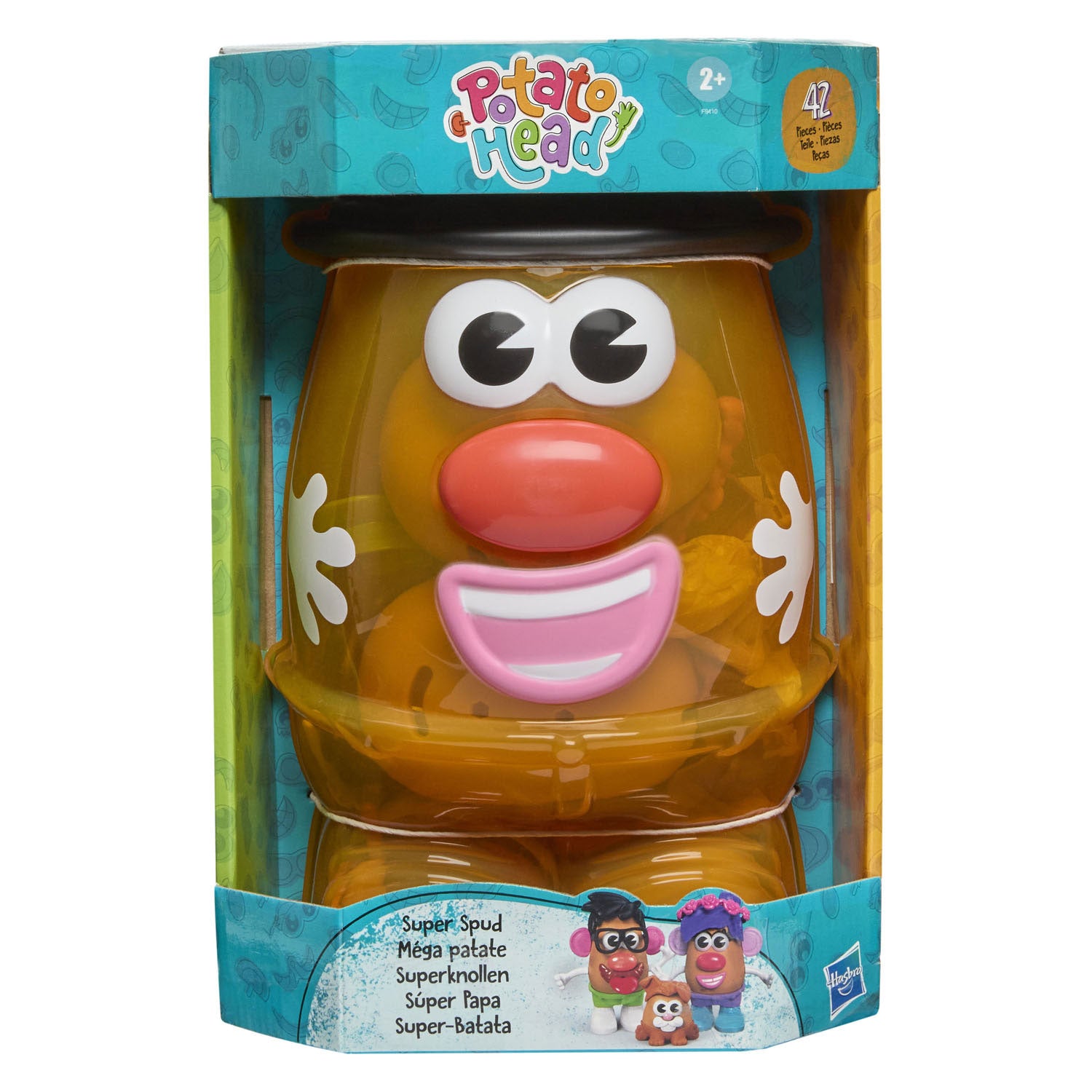 Potato head superpieper, set met 41 -accessoires, speelgoed voor meisjes en jongens, 2+