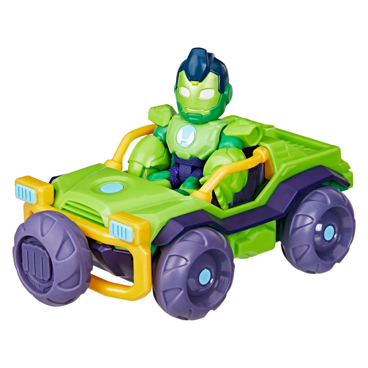 Hasbro marvel iron man and his awesome friends iron hulk, actiefiguur en speelgoedvoertuig, leeftijd 3+