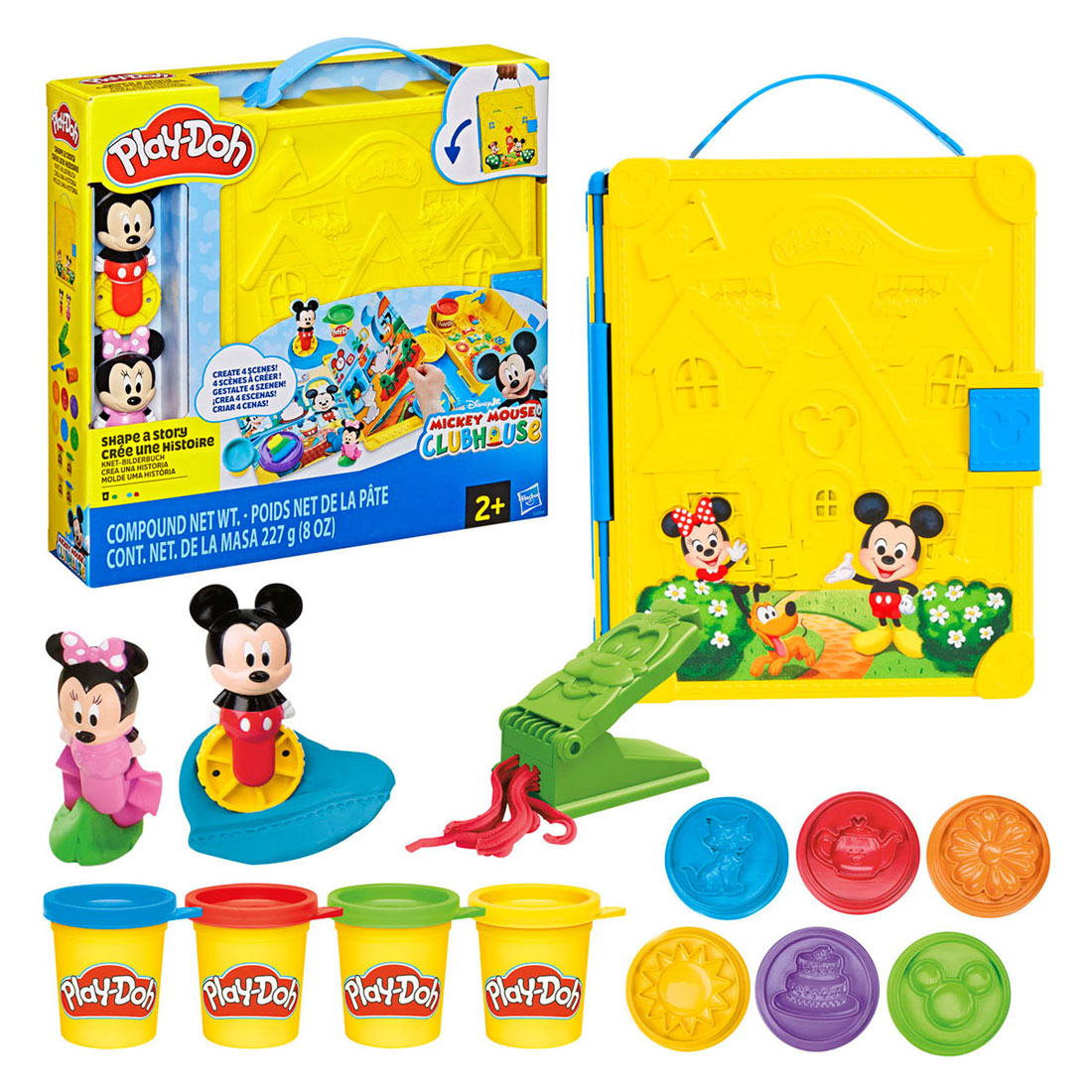 Play-doh playdoh disney jr shape a story