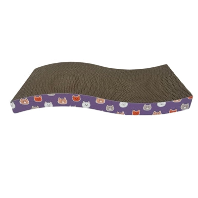 Easypets kattenkrabpaal golf paars