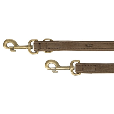Trixie hondenriem pure verstelbaar leer bruin