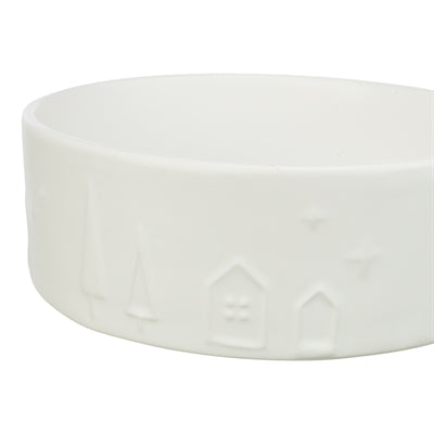 Trixie voerbak hond keramiek wit