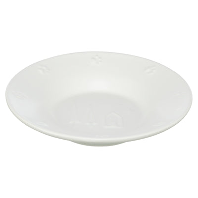 Trixie voerbak kat keramiek wit