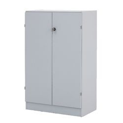 Bach kast hammerer 80x42x127cm lichtgrijs