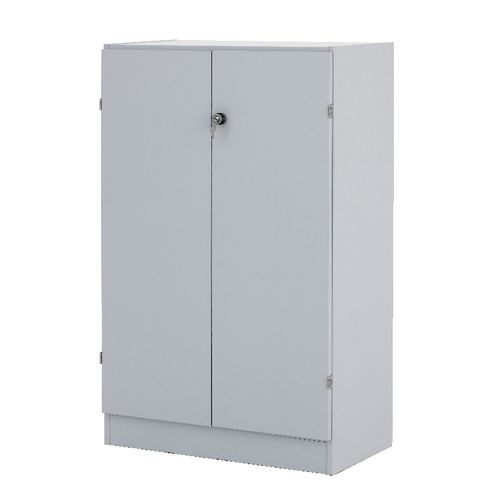 Kast niceday 80x42x127cm lichtgrijs