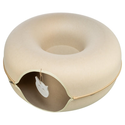 Trixie speeldonut vilt beige
