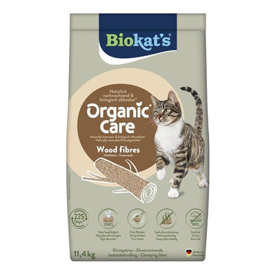 Biokat's organic care wood fibres
