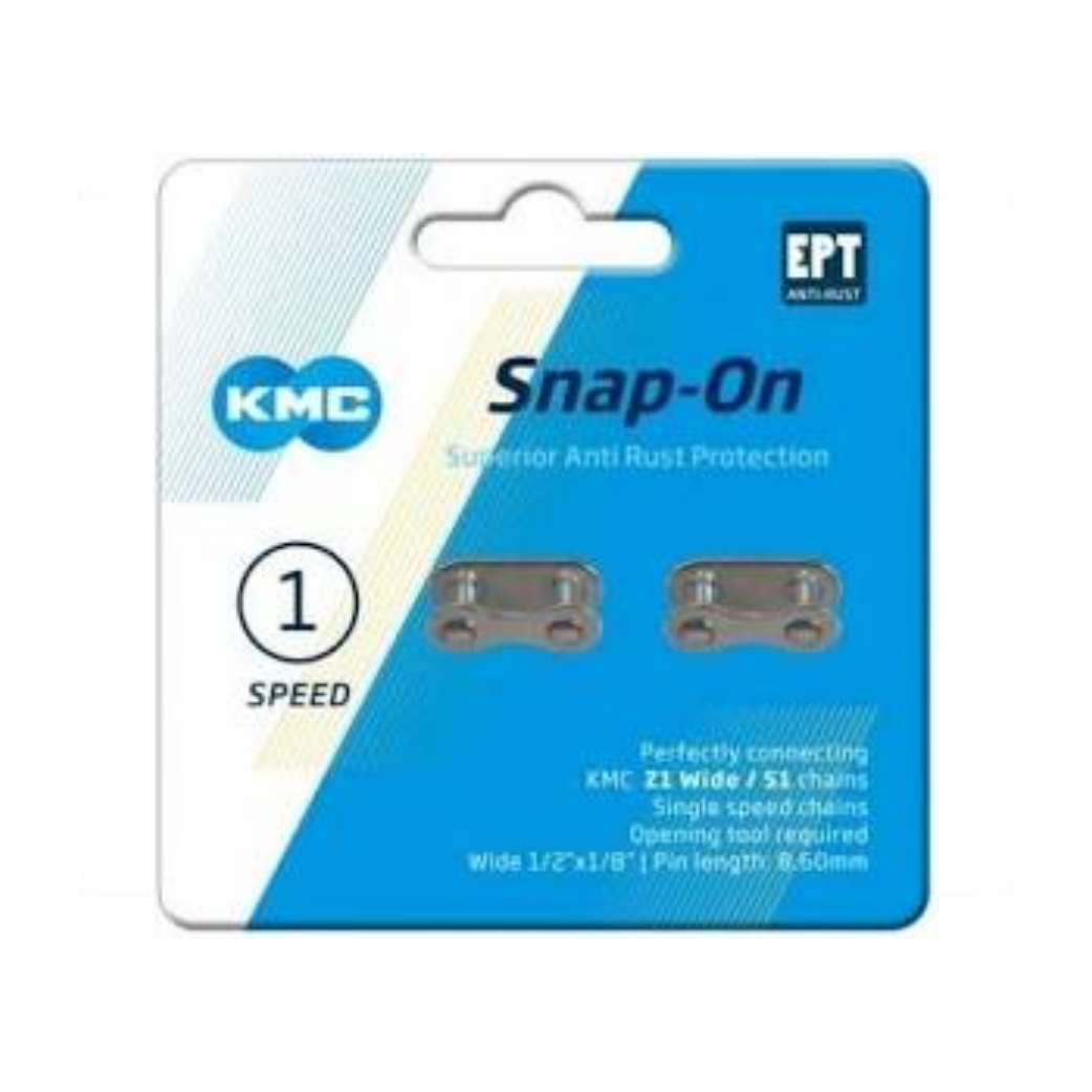 KMC Maillon de connexion CL Snap On Wide EPT argent p 2