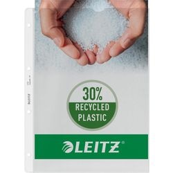 Geperforeerde hoezen leitz a4 transparant