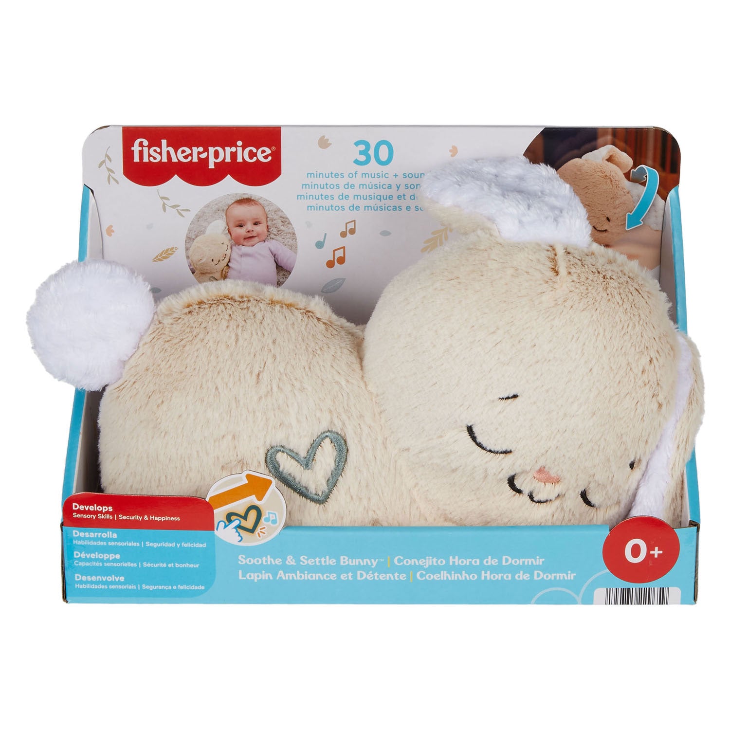 Fisher Price kalmeer en kalmeer konijntje
