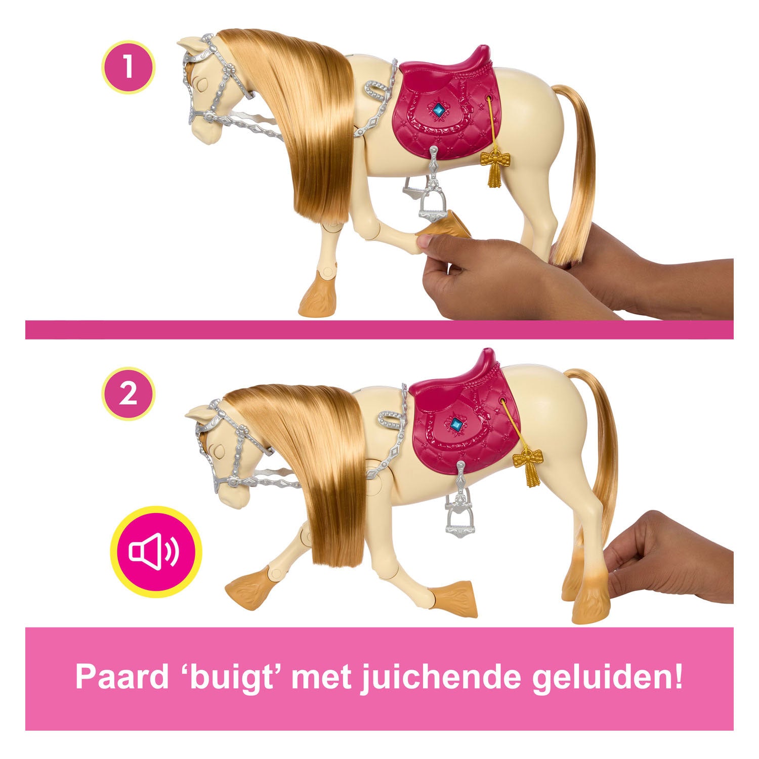 Mattel barbie mysteries dans- en showpaard met accessoires