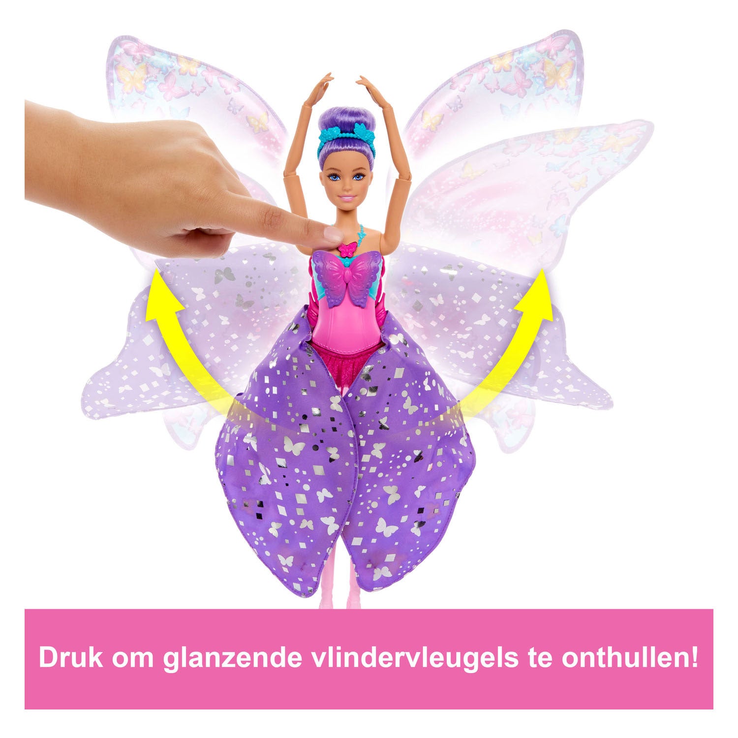 Barbie dans- en fladderpop – magische vlindervleugels