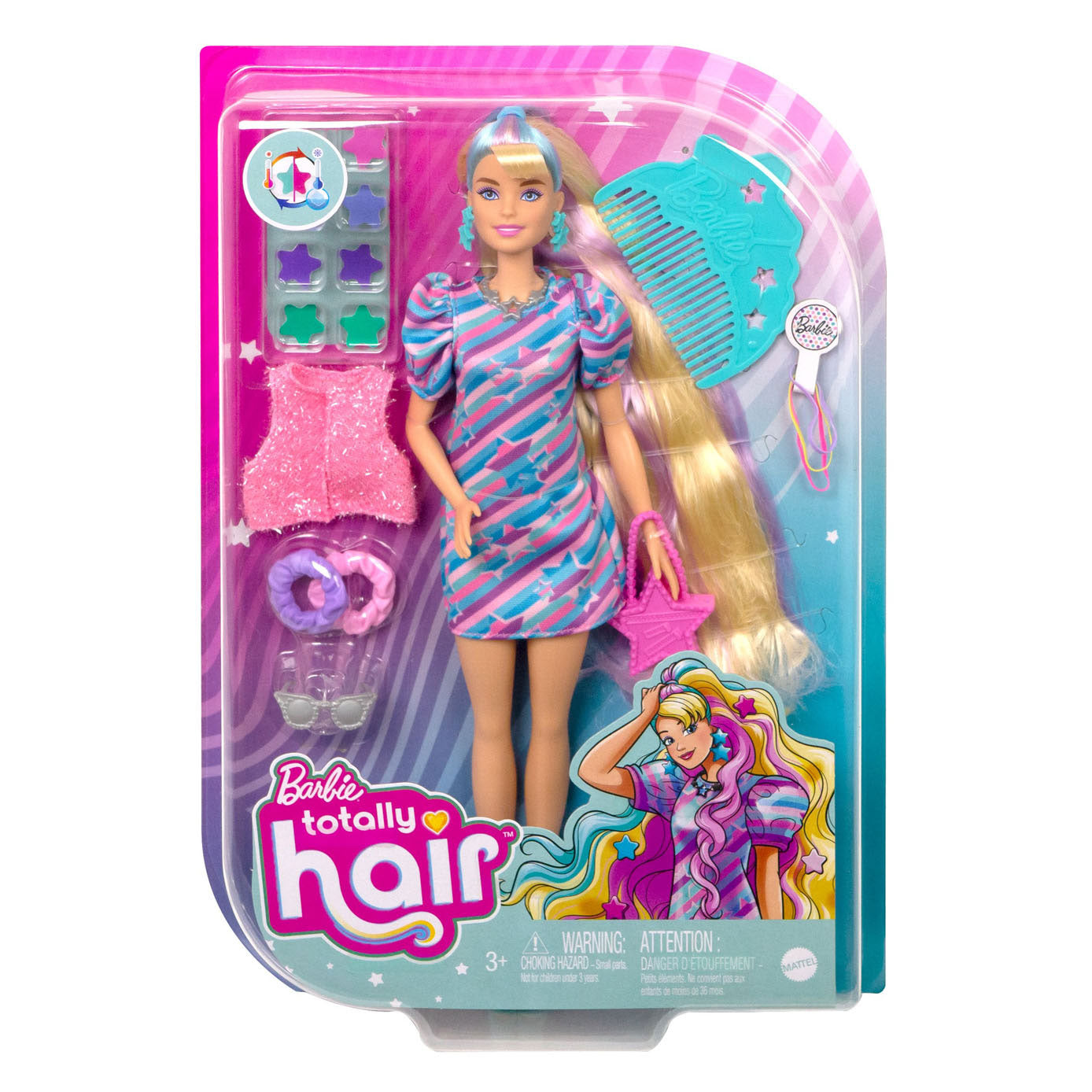 Barbie Totally Hair Pop - Ster