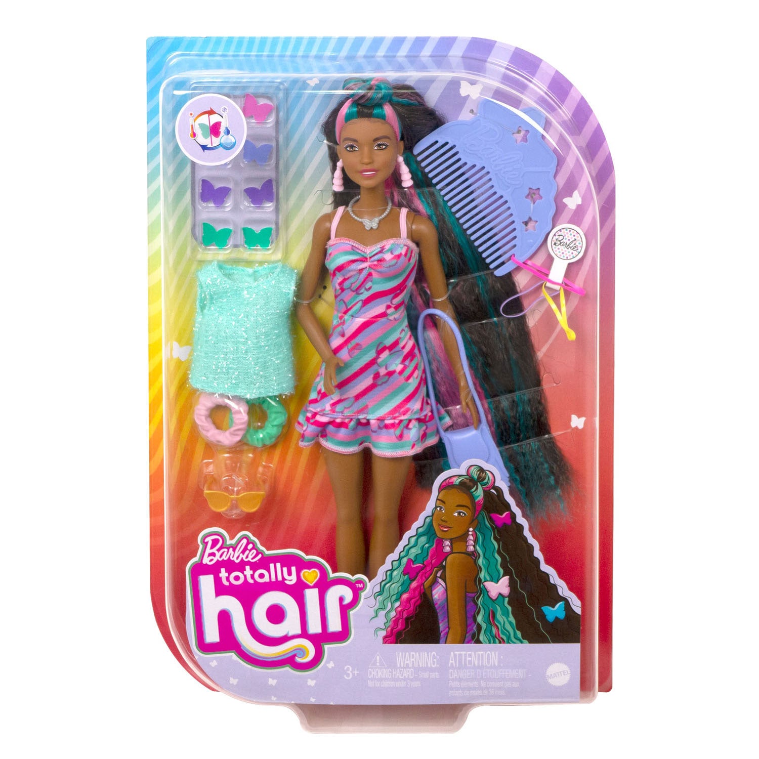 Barbie Pop Totally Hair - Vlinder