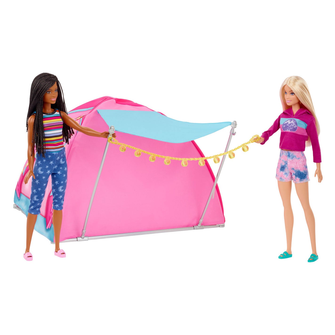 Barbie Let's Go Campingtent Speelset