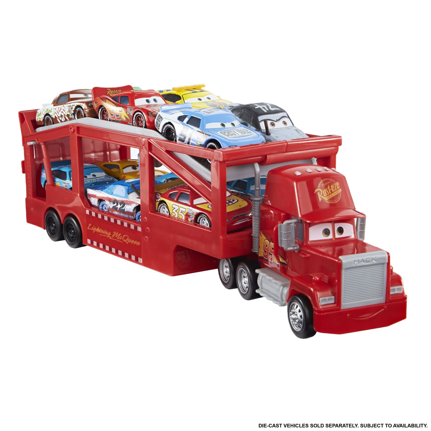 Disney Pixar Cars Mack Hauler Transporter