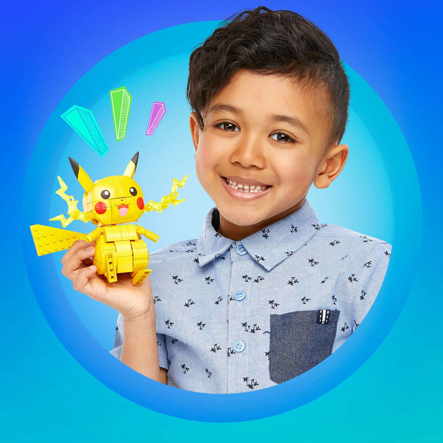 Mattel mega construx bouwset pokémon - pikachu - 211dlg.