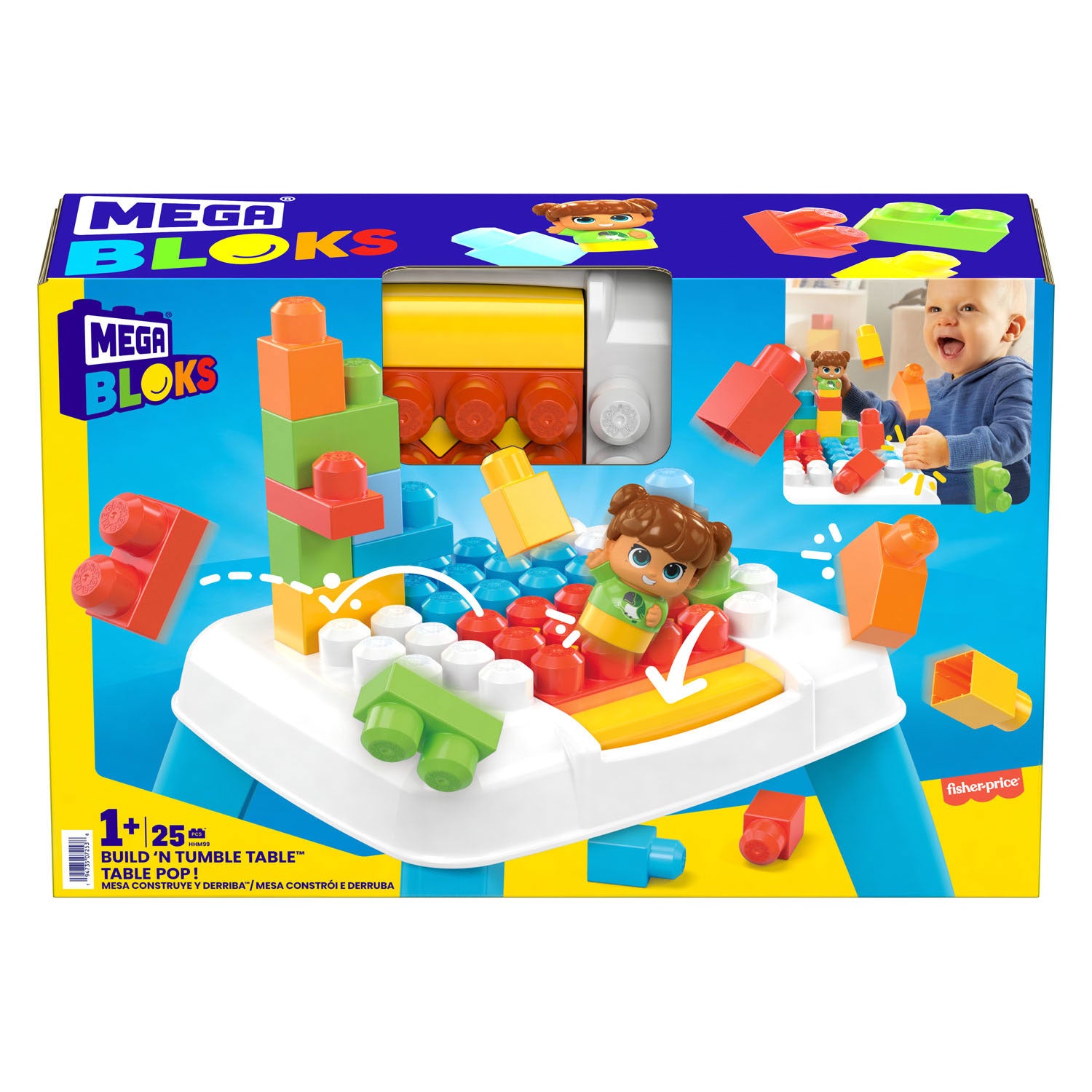 Mega bloks - build 'n tumble bouwtafel