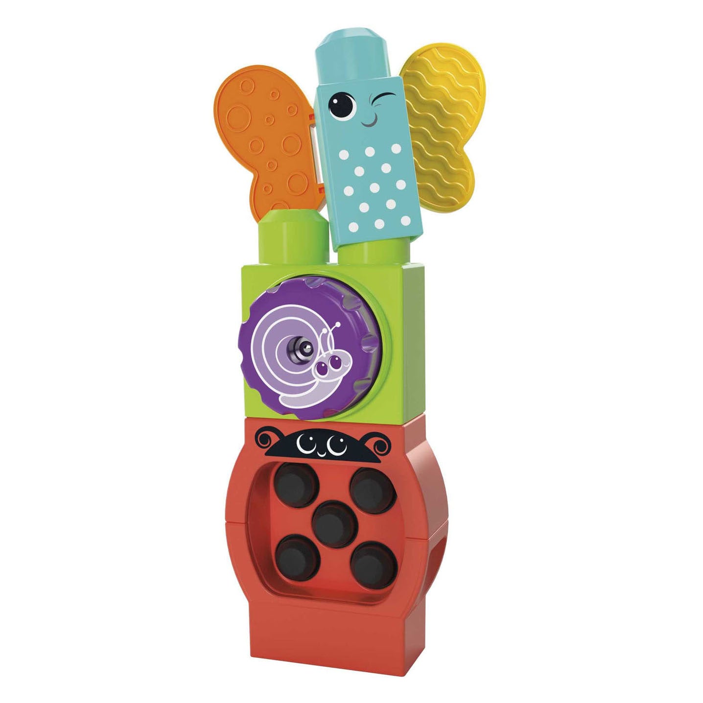 Mega Bloks Move'N Groove Caterpillar Bouwset, 30dlg.