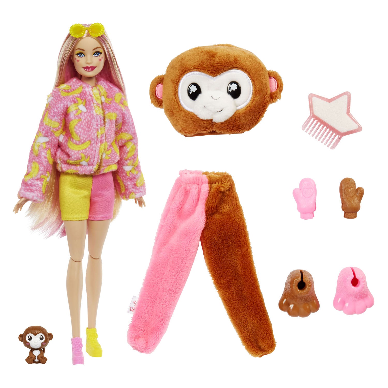Barbie Cutie Onthullen Jungle - Aap