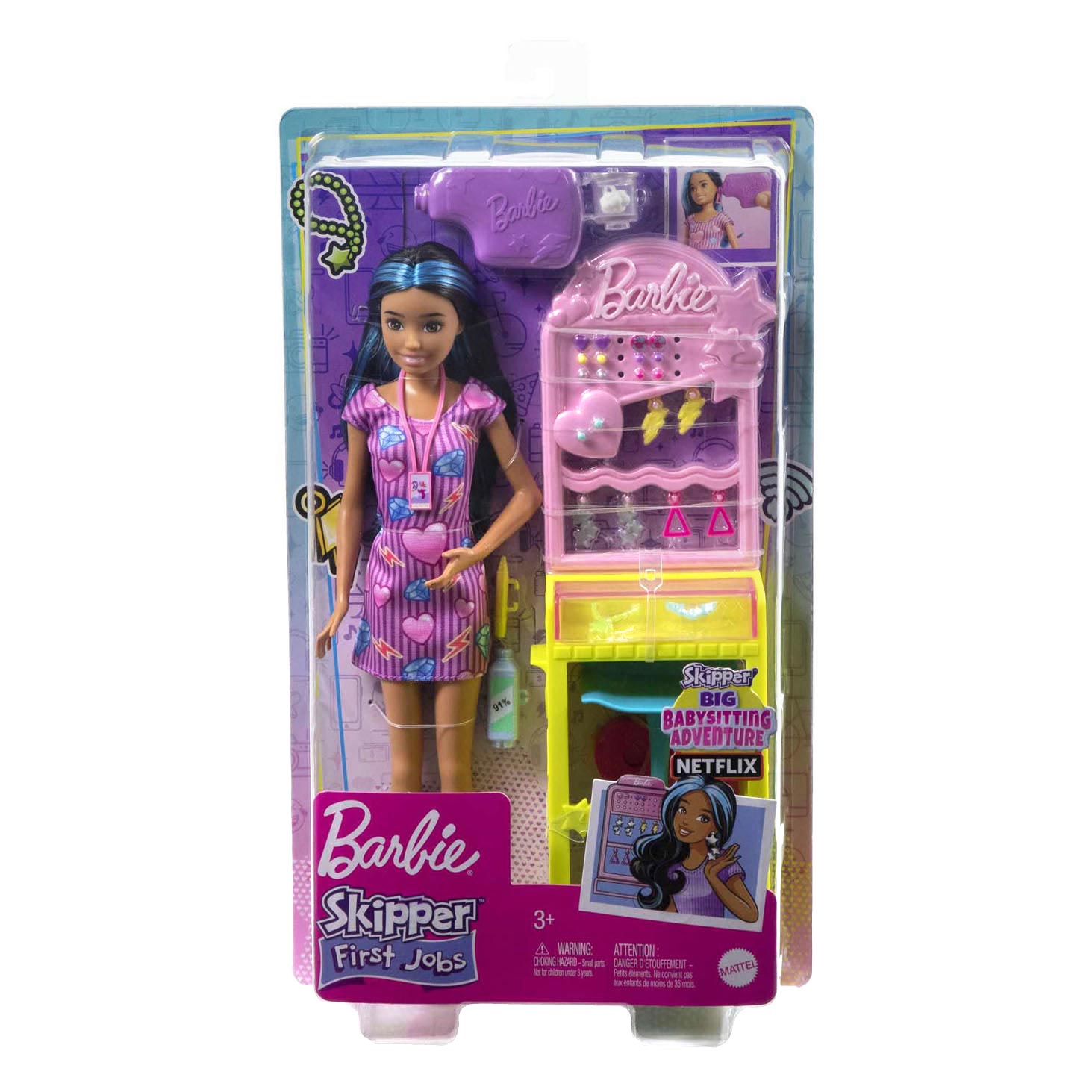 Barbie Skipper Babysitters - First Jobs Sieradenkraam Speelset