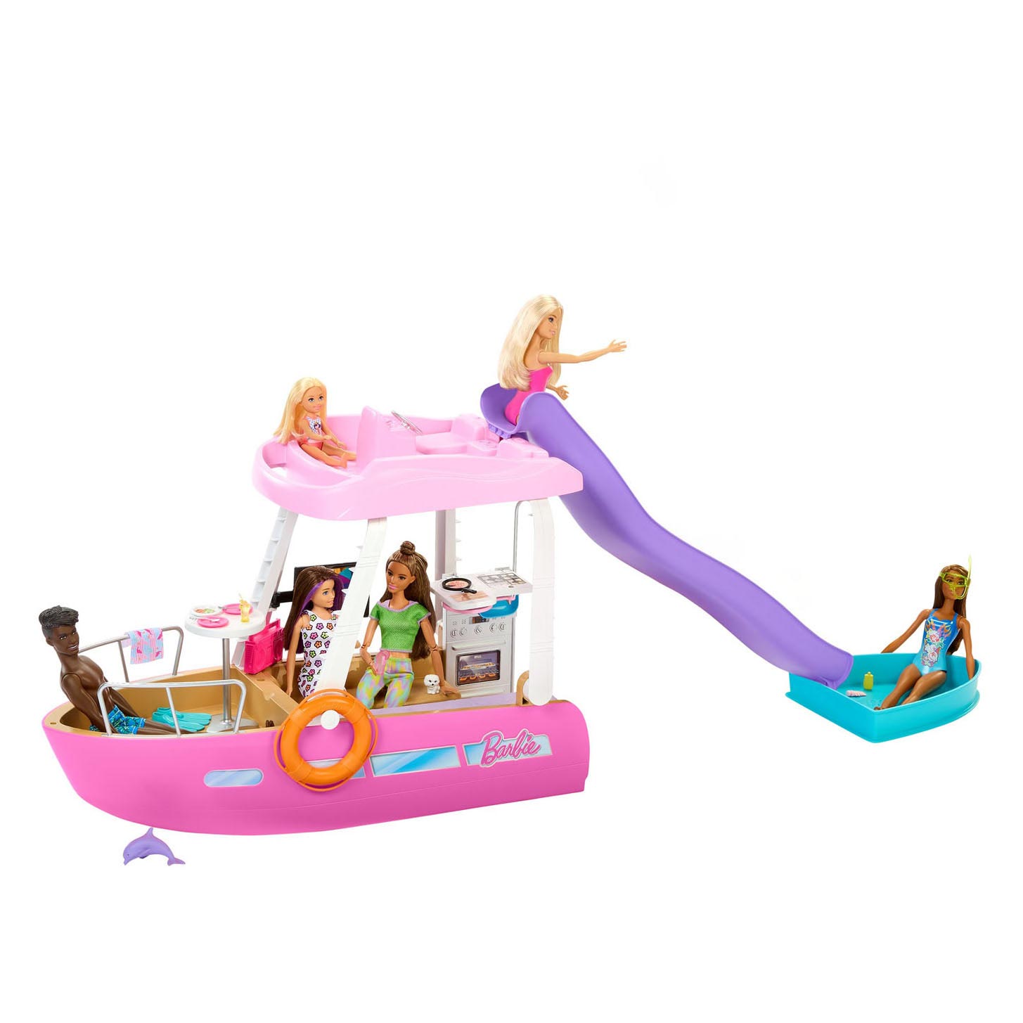 Barbie Droomboot Speelset, 20dlg.