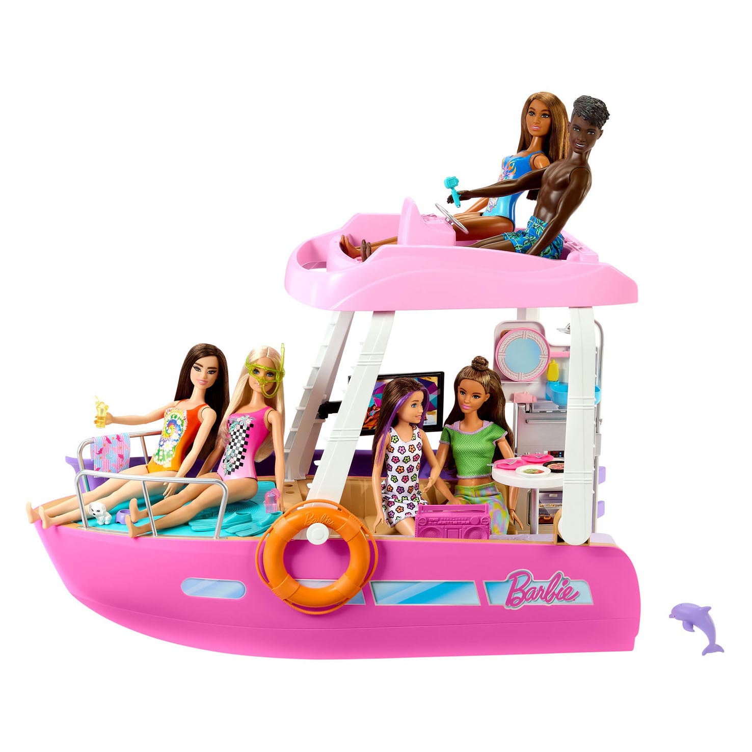Barbie Droomboot Speelset, 20dlg.