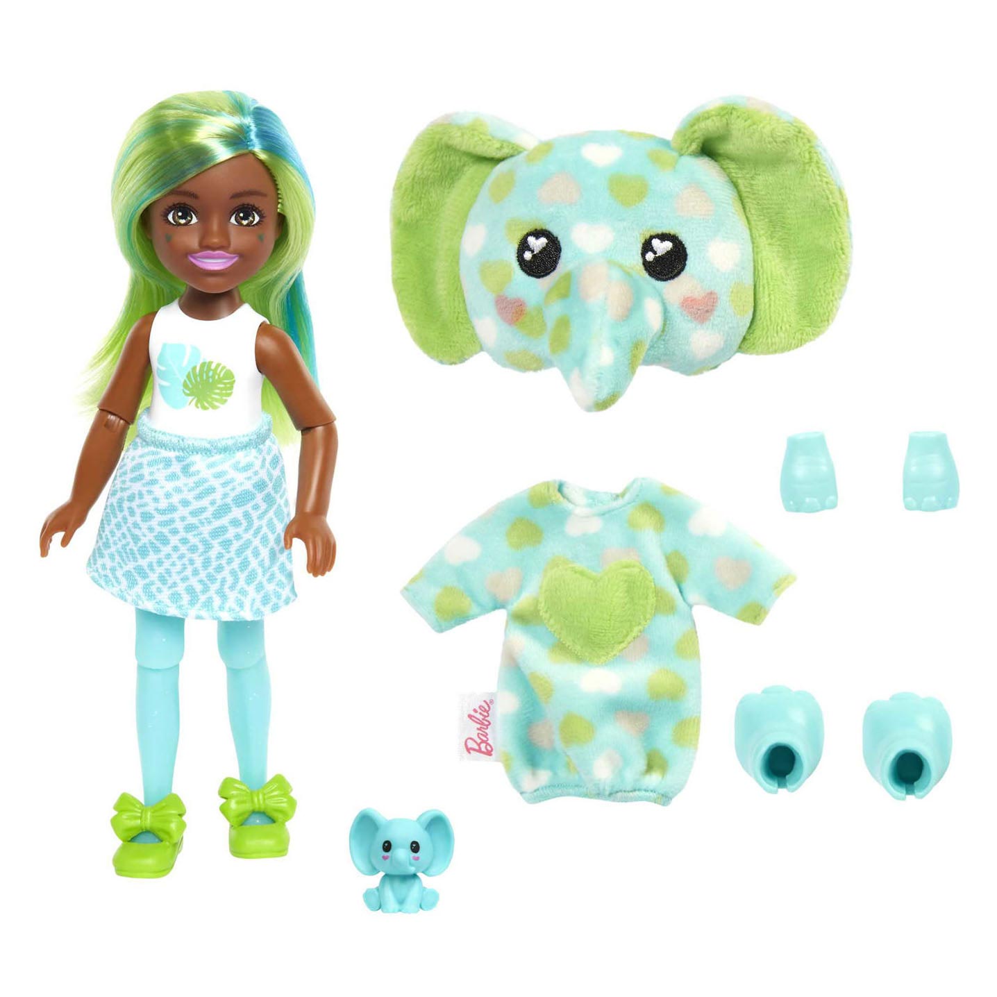 Barbie Cutie Onthullen Chelsea Pop Jungle Series - Olifant