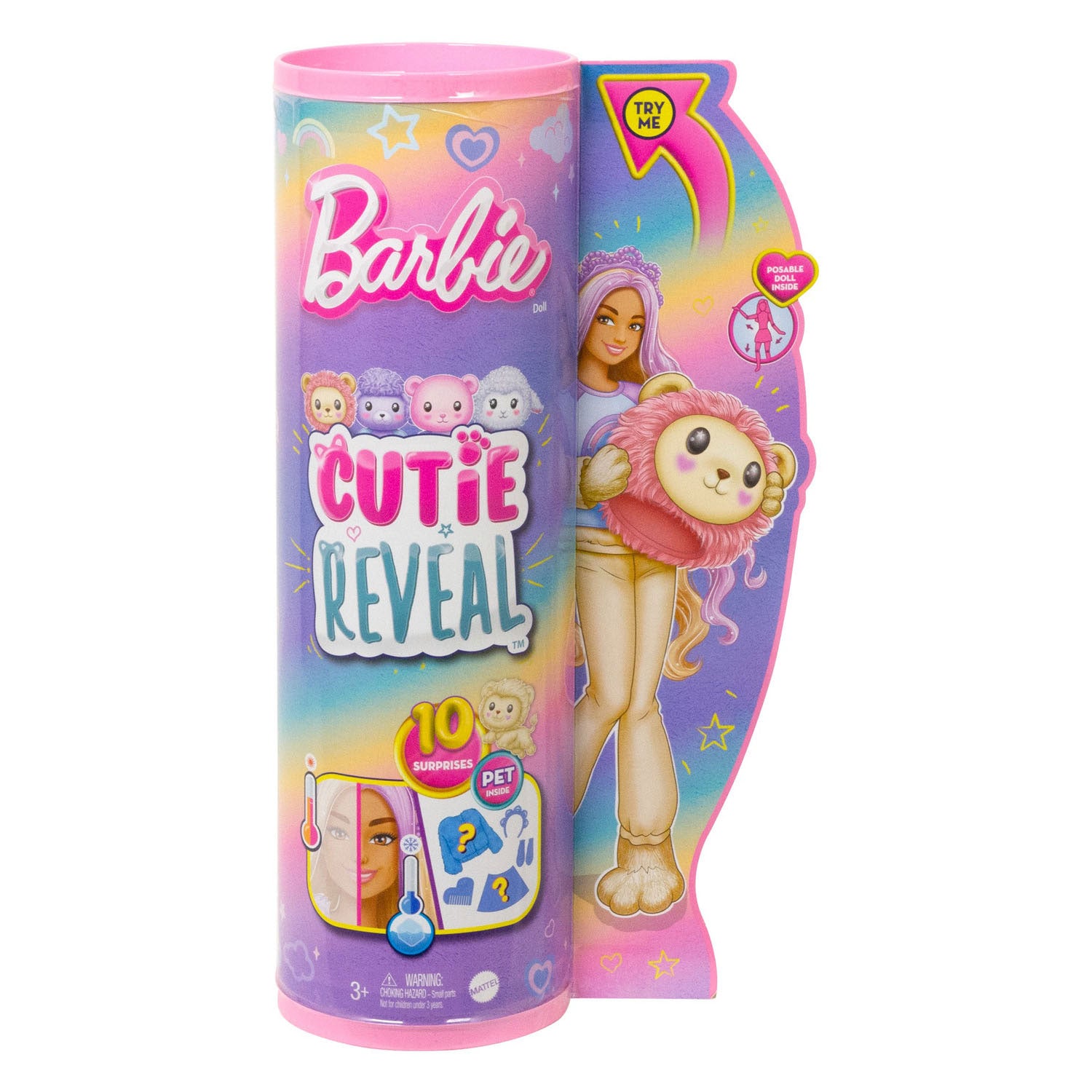 Schattige onthulling Barbie Pop Cozy Cute Tees-serie - Leeuw