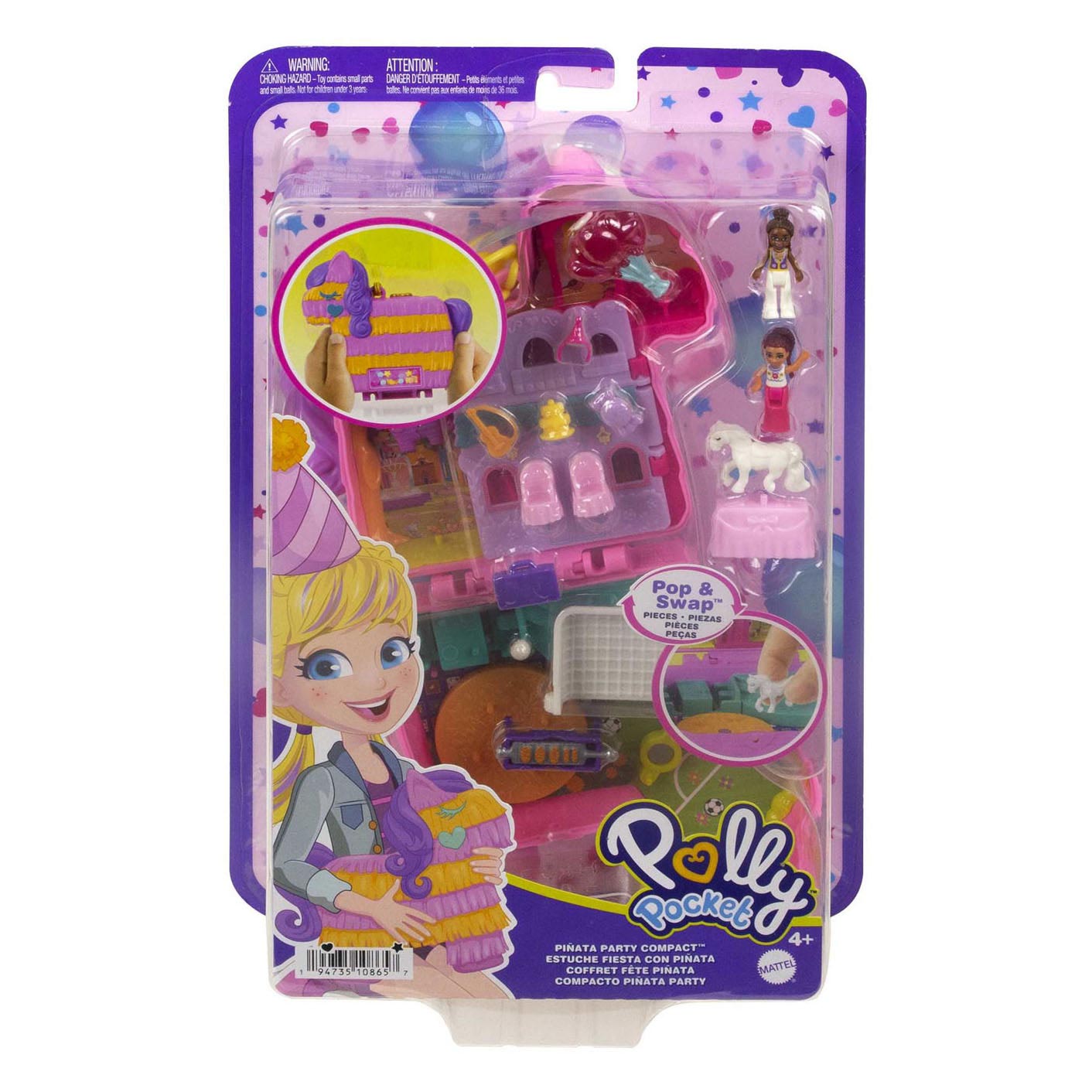 Polly Pocket Pinata Fiesta Speelset