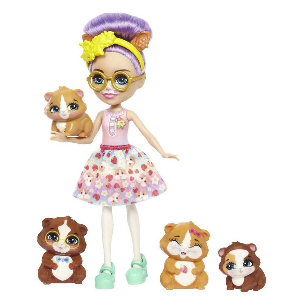 Mattel Enchantimals City Tails Pop Glee Cavia en Caviavriendjes