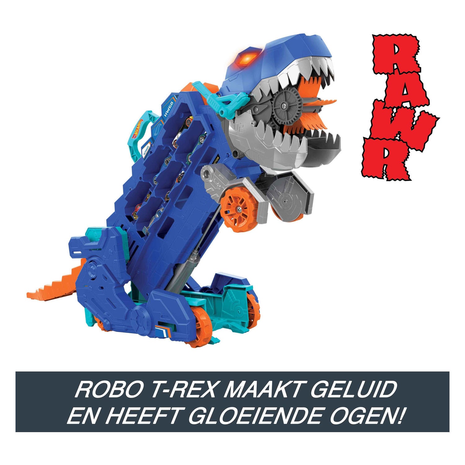 Mattel hot wheels city ultimate t-rex transporter speelset