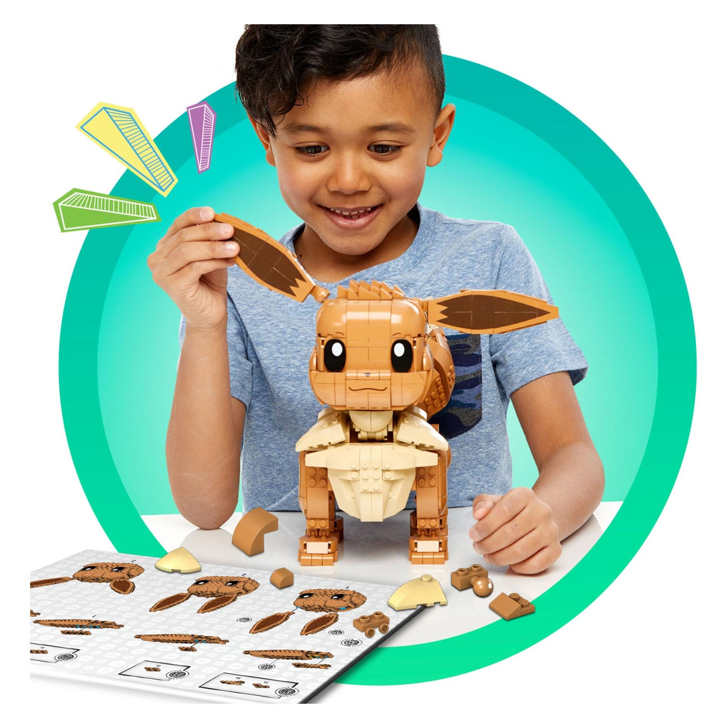 Mega Construx Pokémon Bouwset - Jumbo Eevee