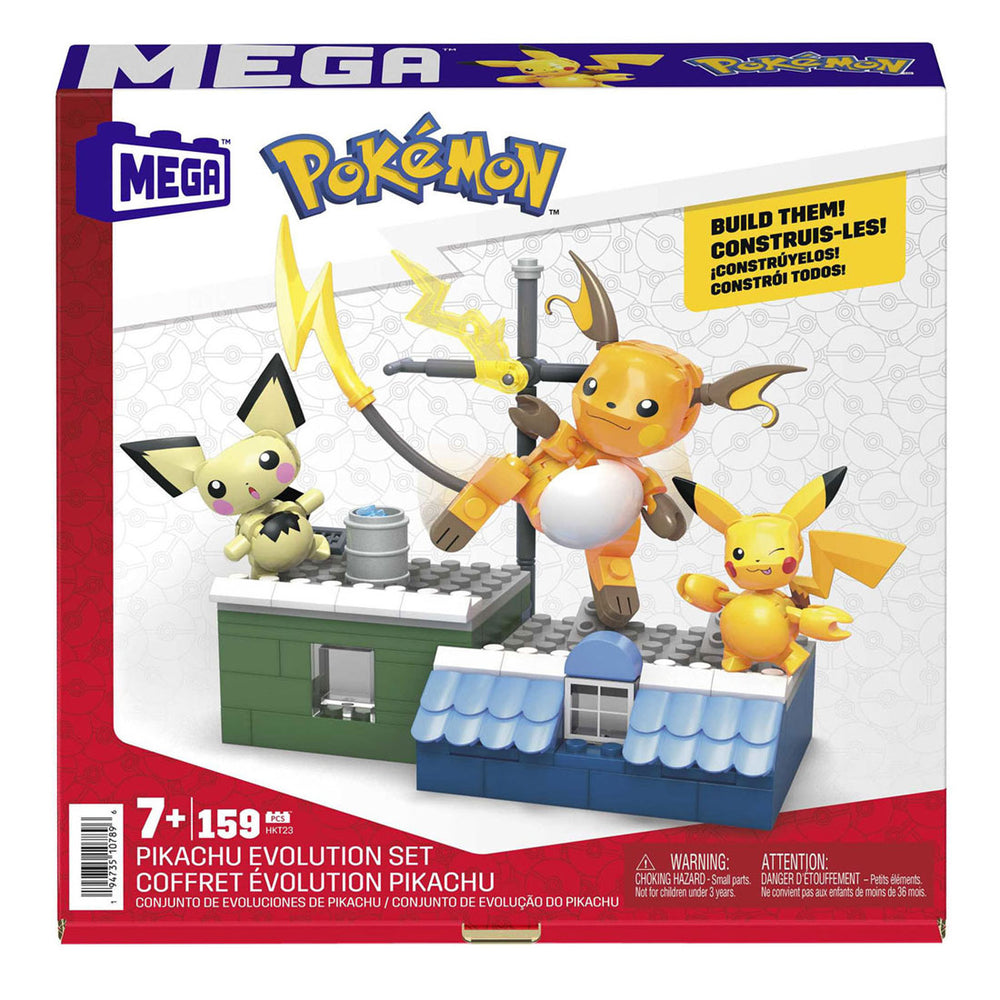 Mega Construx Pokémon Bouwset - Pikachu Evolutie