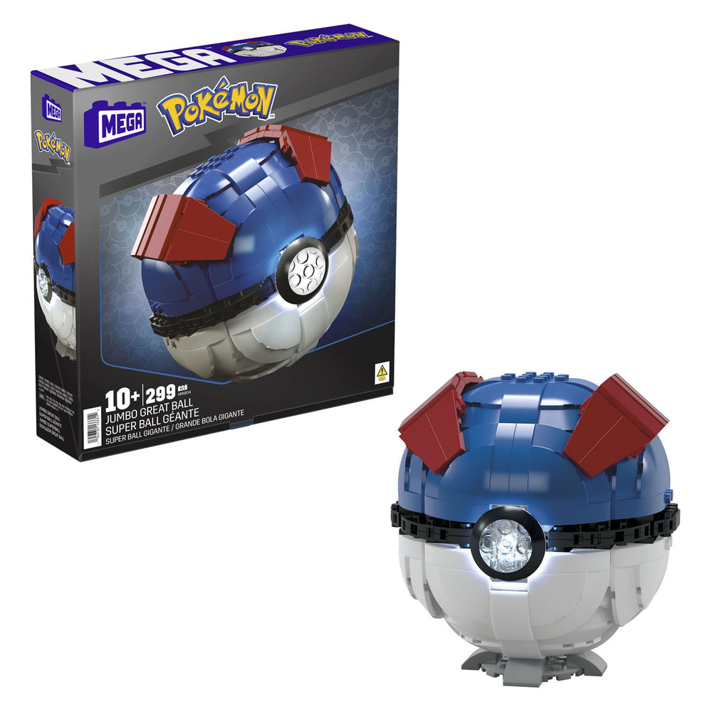 Mattel mega construx pokémon bouwset jumbo grote bal
