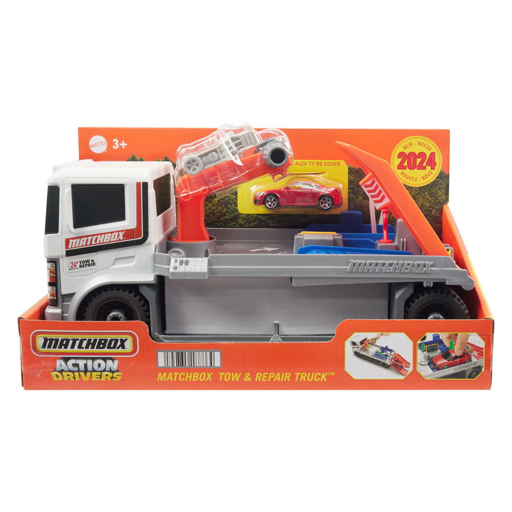Mattel luciferdoosje repatie- en takelwagen