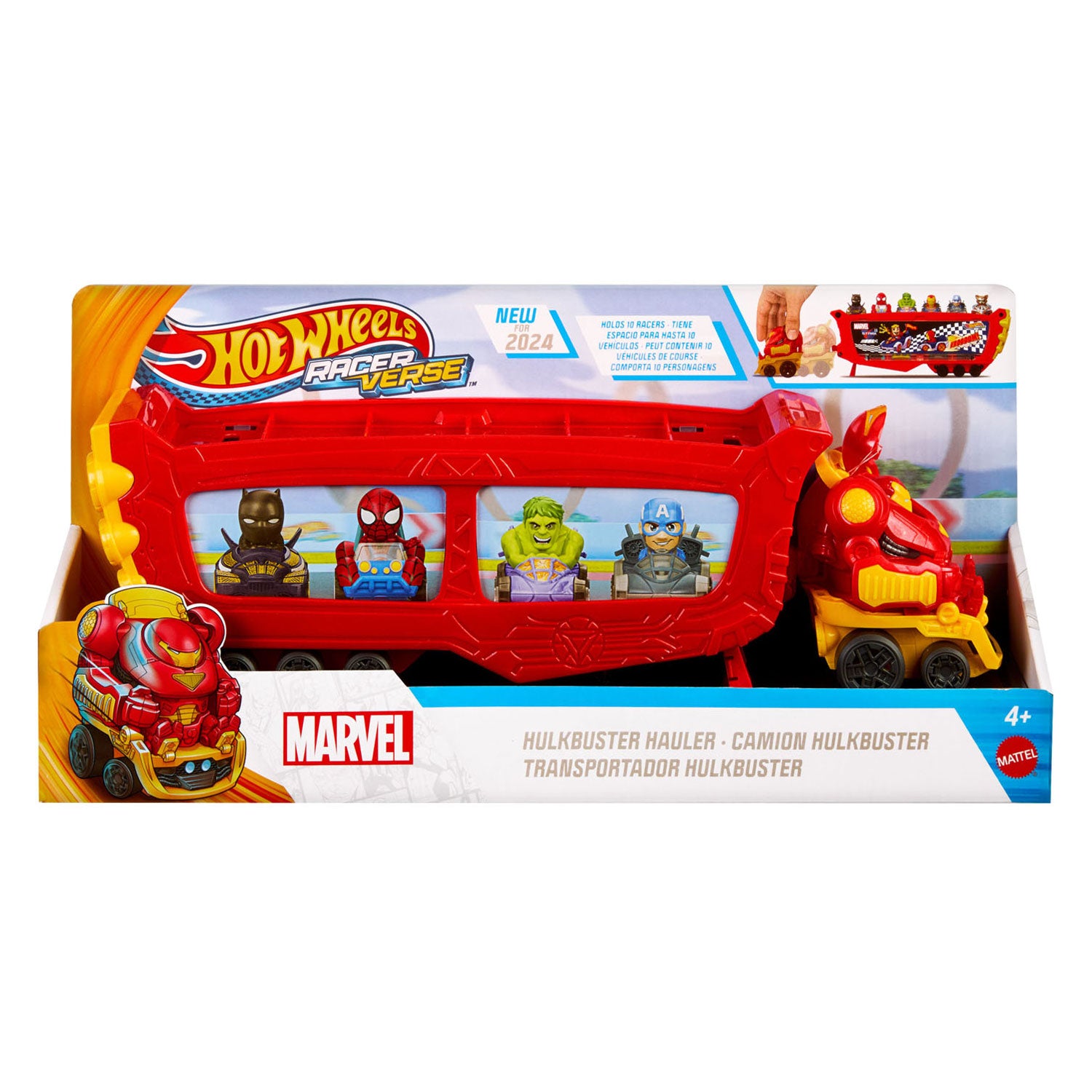 Hot Wheels racer vers hulkbuster hauler