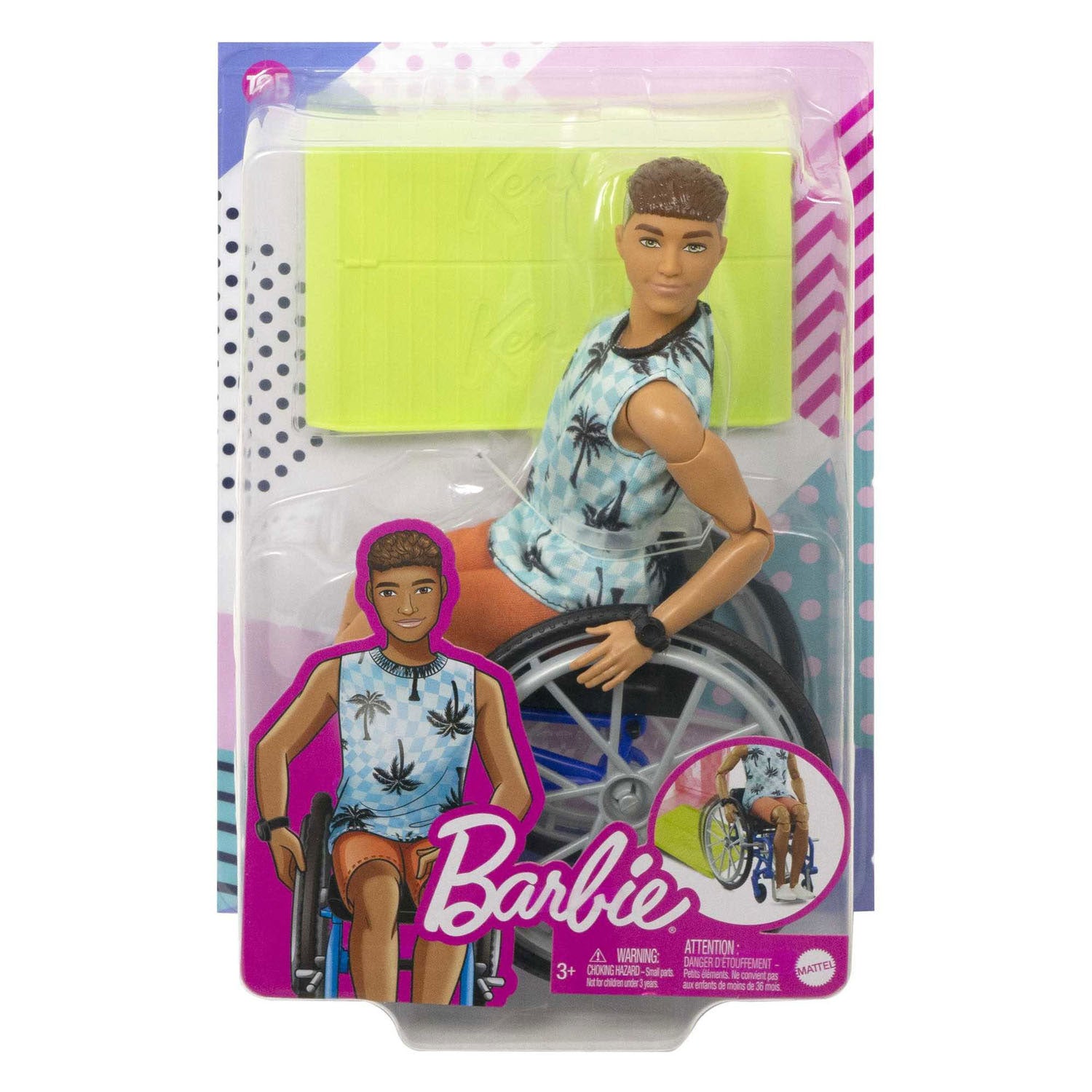 Barbie Fashionista's Modepop Ken in Rolstoel